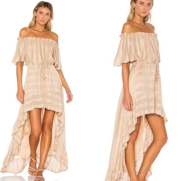 Sundress Revolve Alena Dress in Lisbonne Beige - Picture 1 of 6